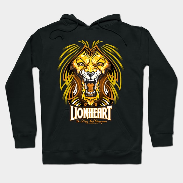 Lion Heart Hoodie by Mattocks Design